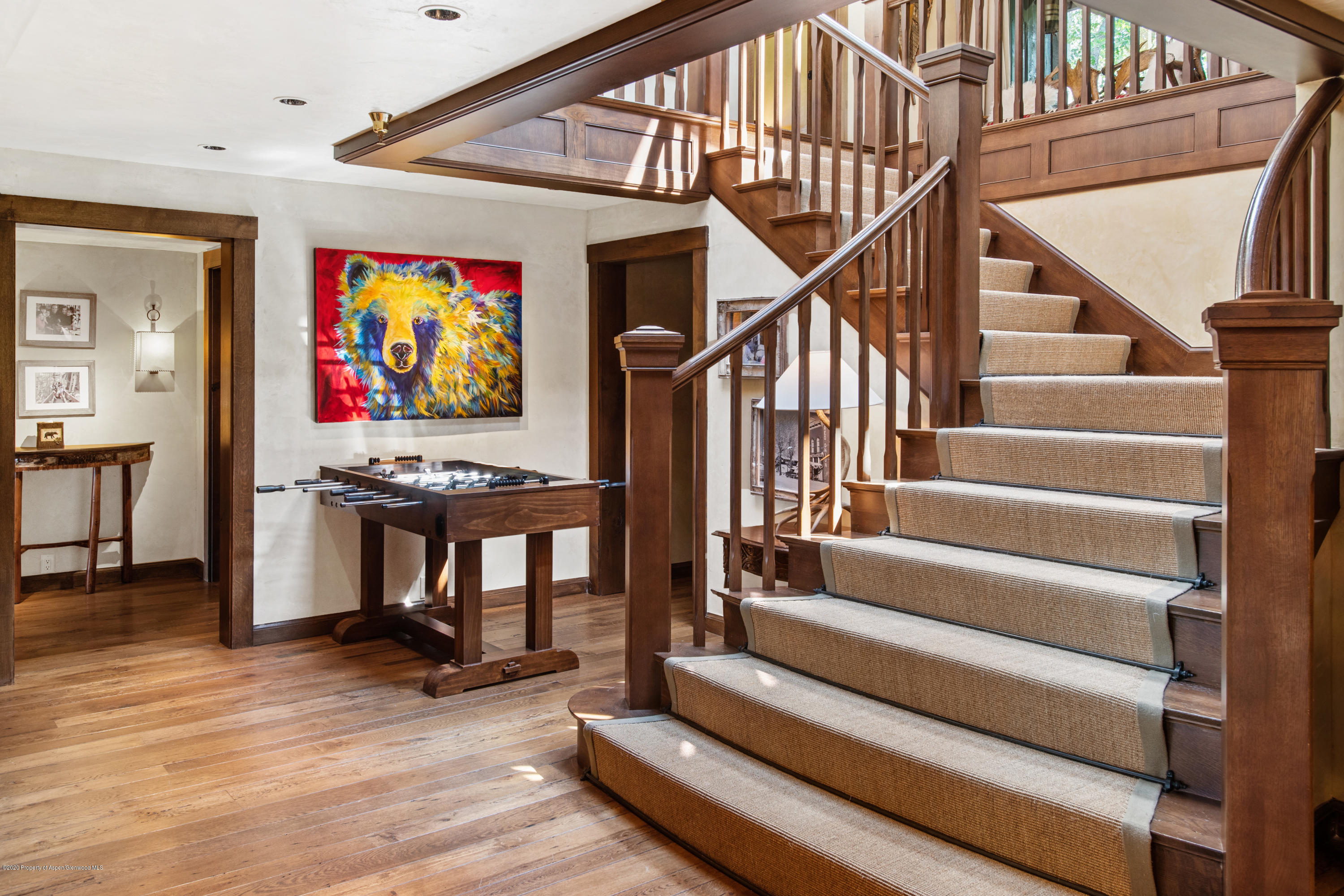 565 North Starwood Road Aspen, CO 81612 - Photo 26 of 50 a view of entryway livingroom and hall with wooden floor