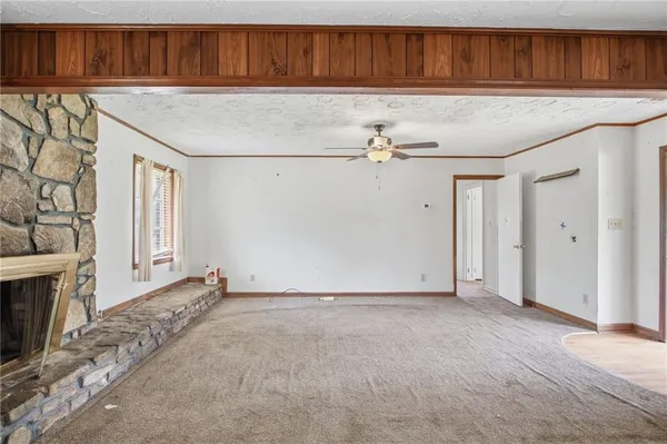 a view of an empty room