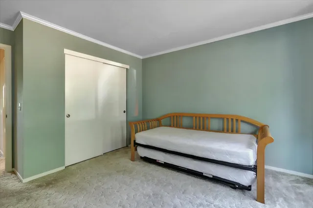 a bathroom with a sink double vanity and a mirror