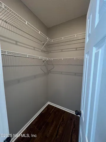 a view of hallway with stairs