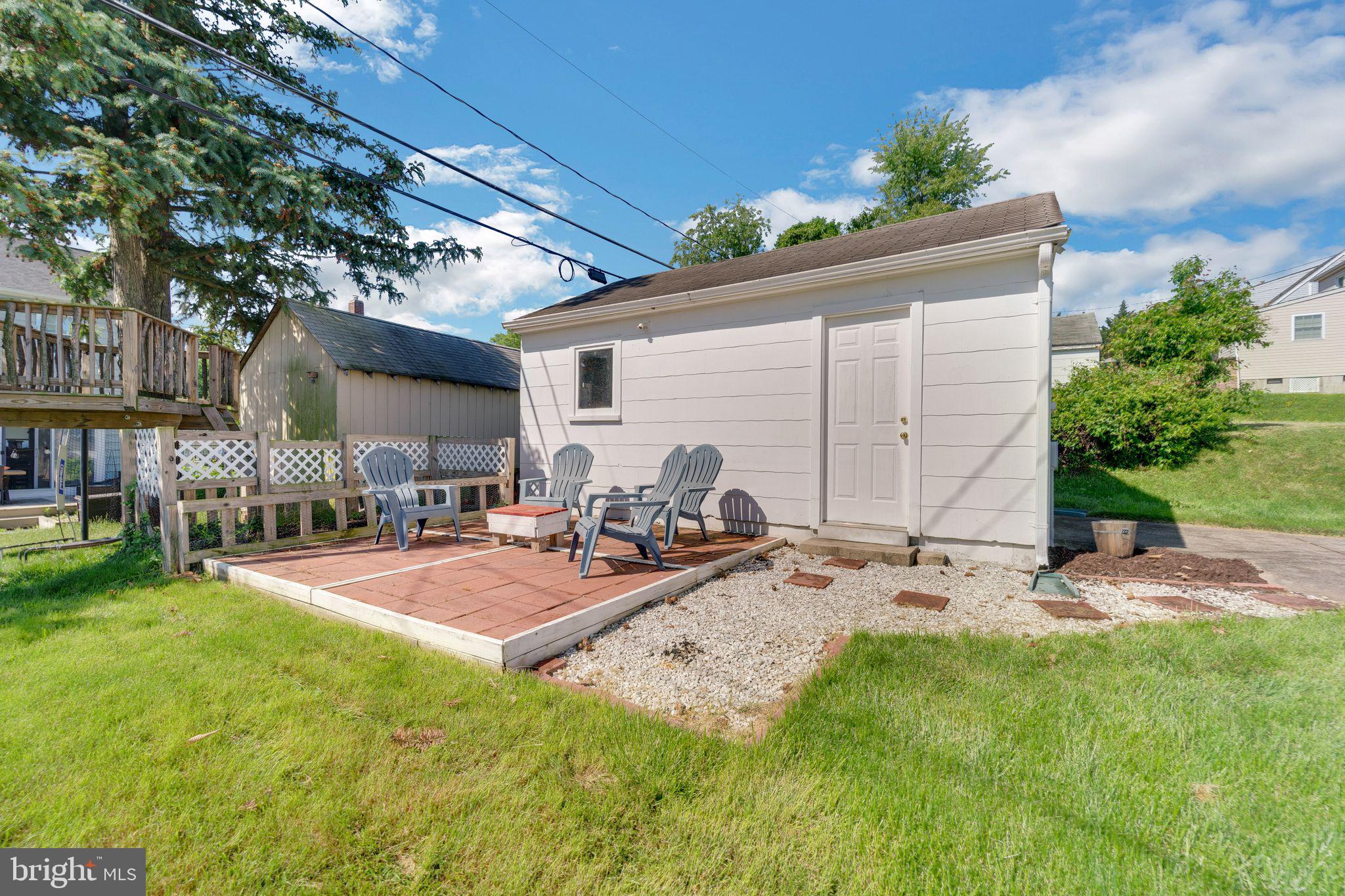 1251 Oakland Terrace Road Halethorpe, MD 21227 - Photo 27 of 34 a view of a backyard with plants and patio