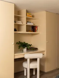 a view of a door with a bathroom