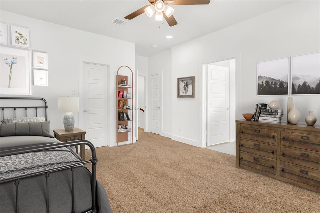 3676 Rickshaw Drive, Unit A Dallas, TX 75229 - Photo 4 of 21 Virtually staged/located front & upstairs,lg bdrm