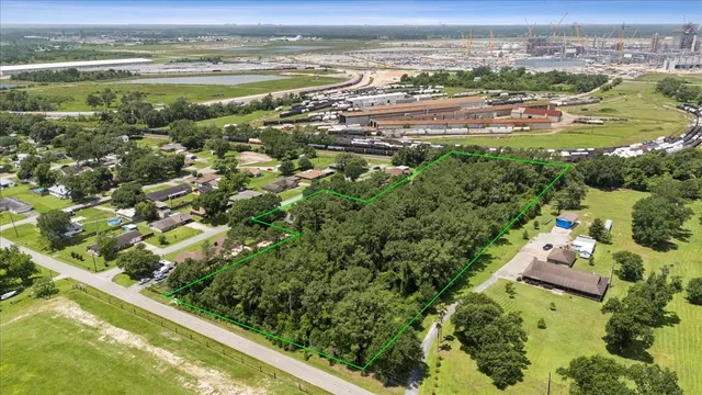 a view of a city with an ocean view