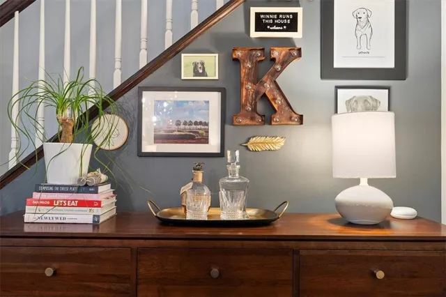 a front view of a room with gym equipment