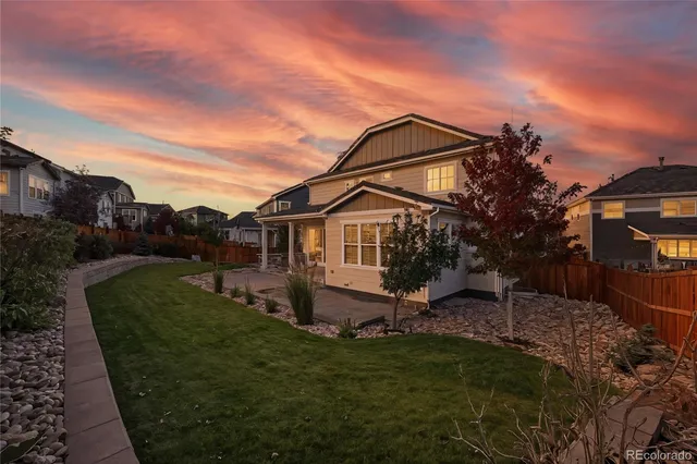 a house view with a garden space