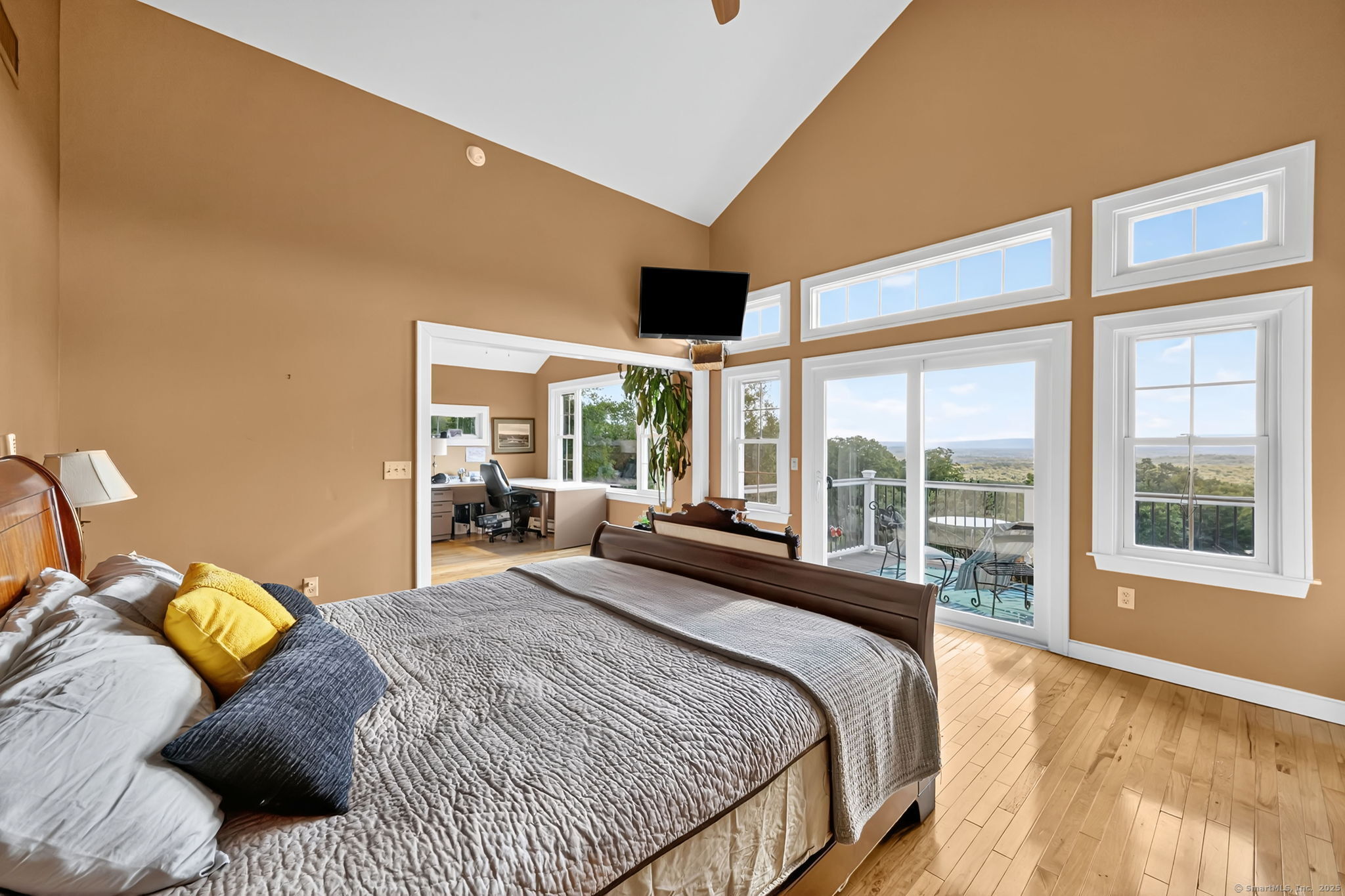 24 Coppergate Road East Granby, CT 06026 - Photo 28 of 39 a bedroom with a large bed and a large window