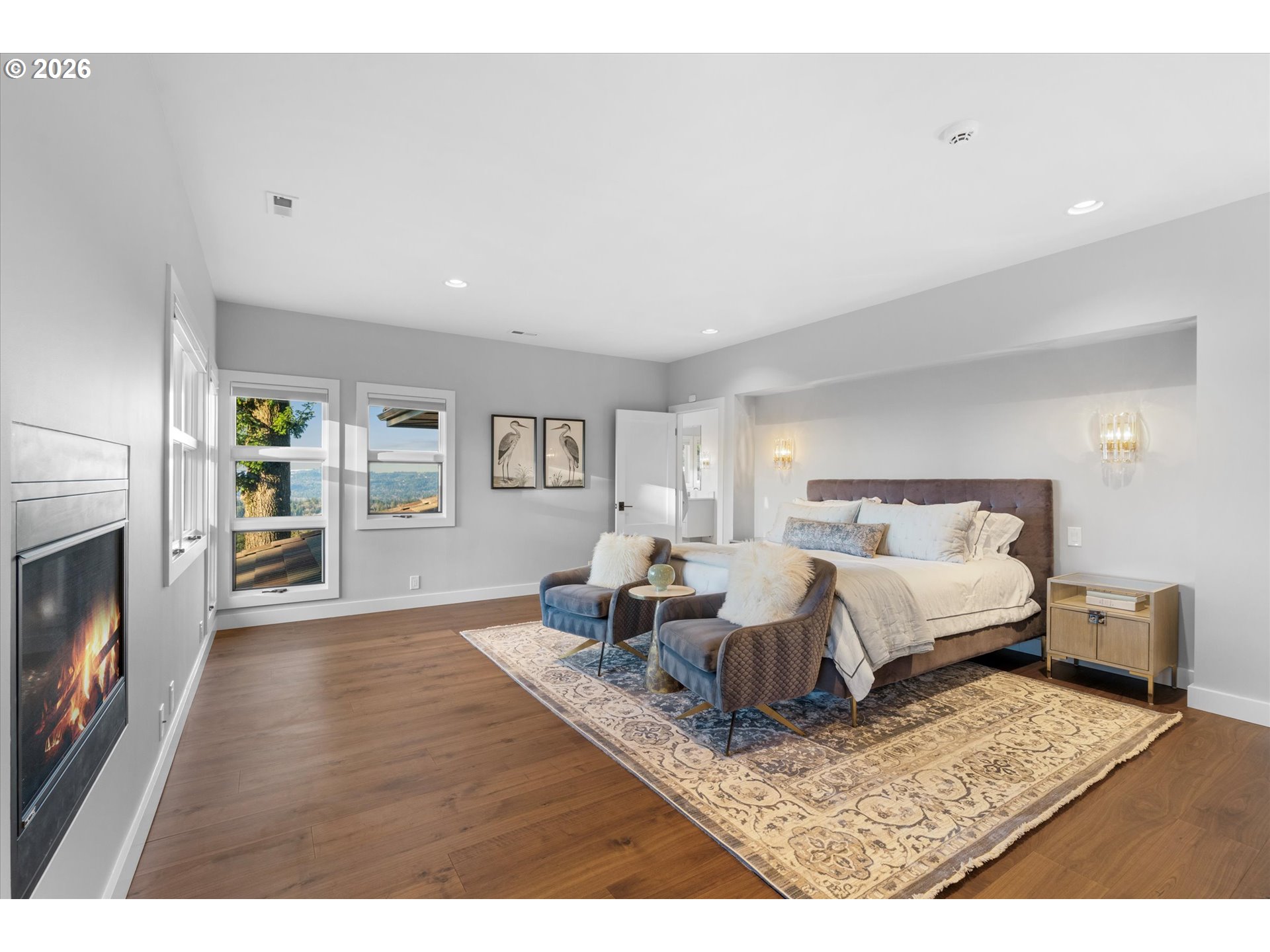 72 Nansen Summit Lake Oswego, OR 97035 - Photo 27 of 48 a living room with furniture and a fireplace