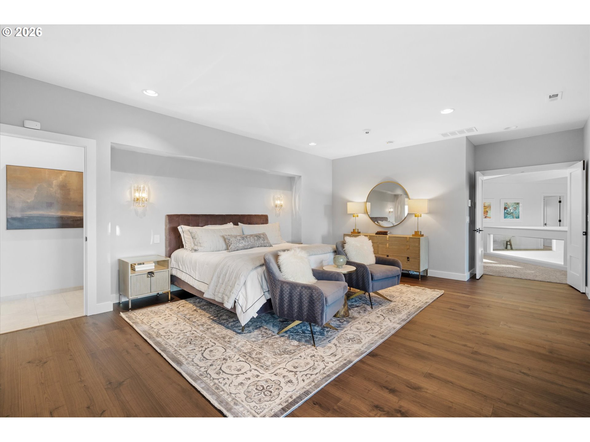 72 Nansen Summit Lake Oswego, OR 97035 - Photo 28 of 48 a living room with furniture and a wooden floor