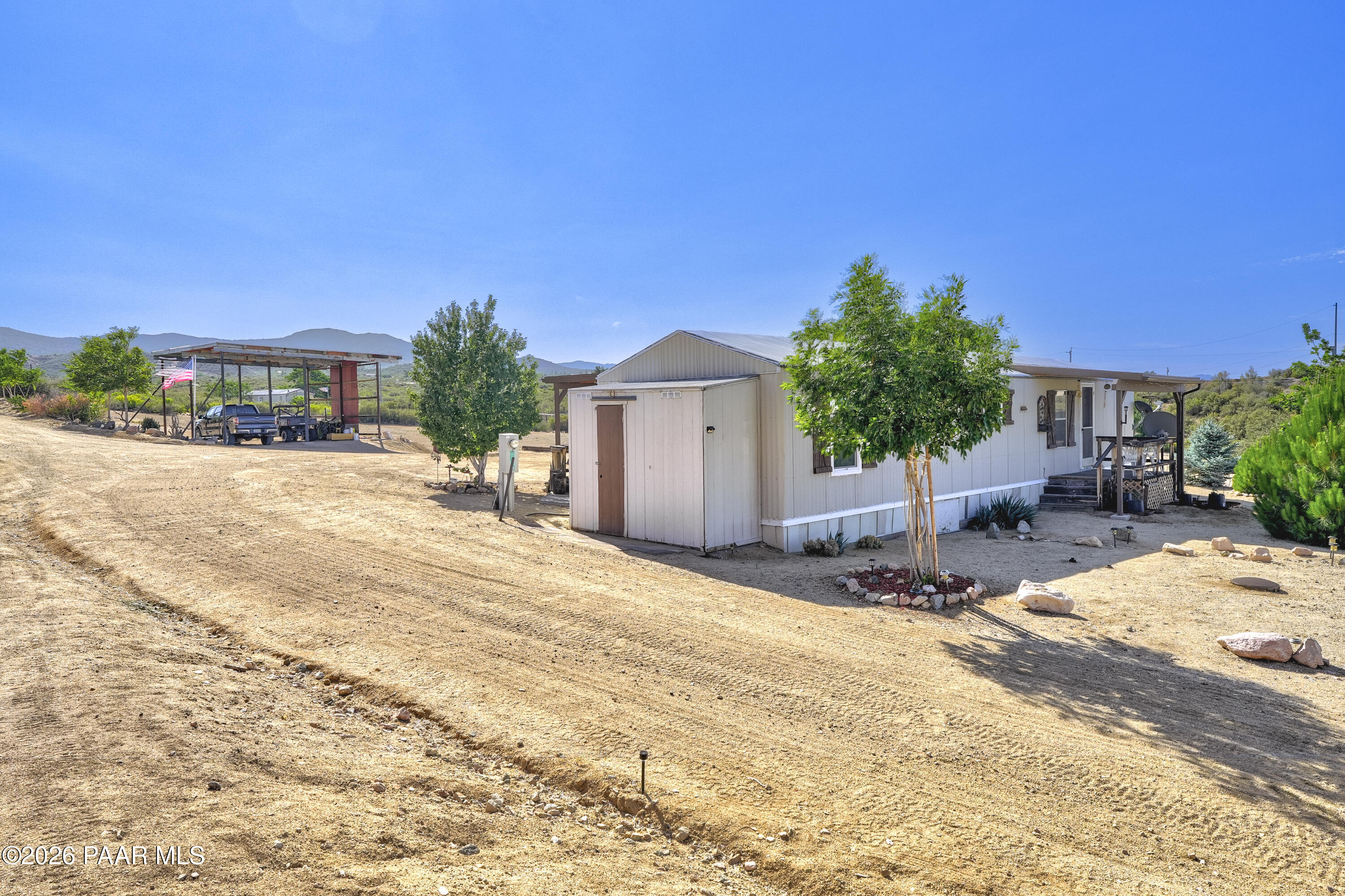 8360 West Barrington Road Wilhoit, AZ 86332 - Photo 29 of 36 Back West side of the home