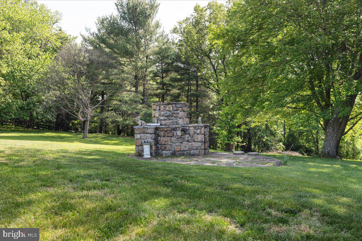 3545 Cobbler Mountain Road Delaplane, VA 20144 - Photo 32 of 37 Outdoor flireplace/BBQ