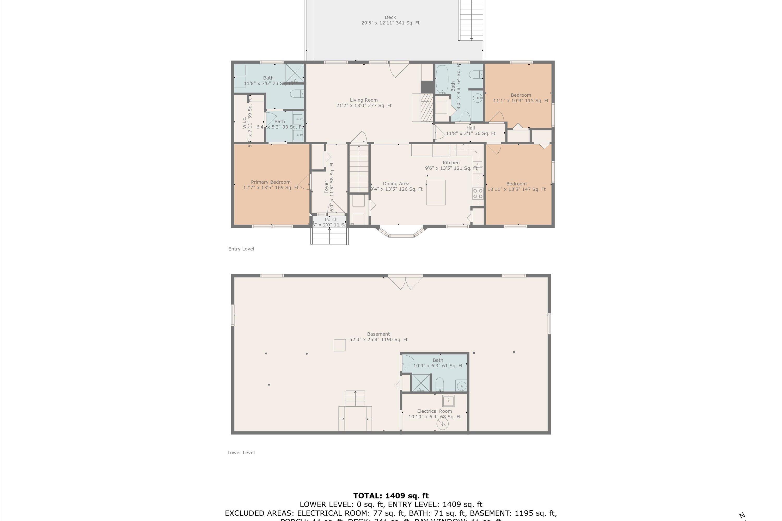 1226 Angle Plantation Road Rocky Mount, VA 24151 - Photo 31 of 31 Floor Plan