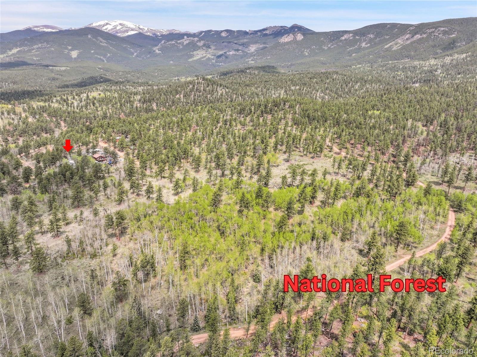 101 Campbell Road Bailey, CO 80421 - Photo 12 of 49 a view of city and mountain