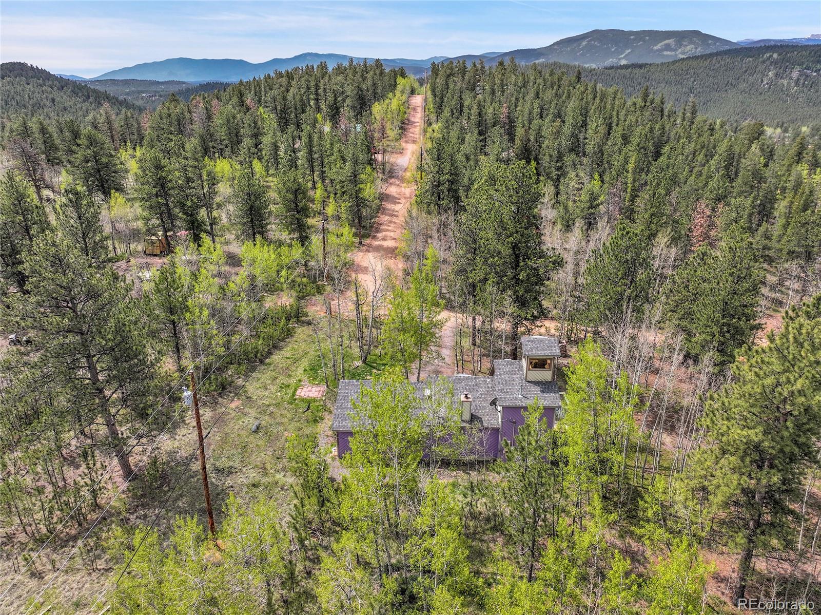 101 Campbell Road Bailey, CO 80421 - Photo 5 of 49 a view of a city with lush green forest