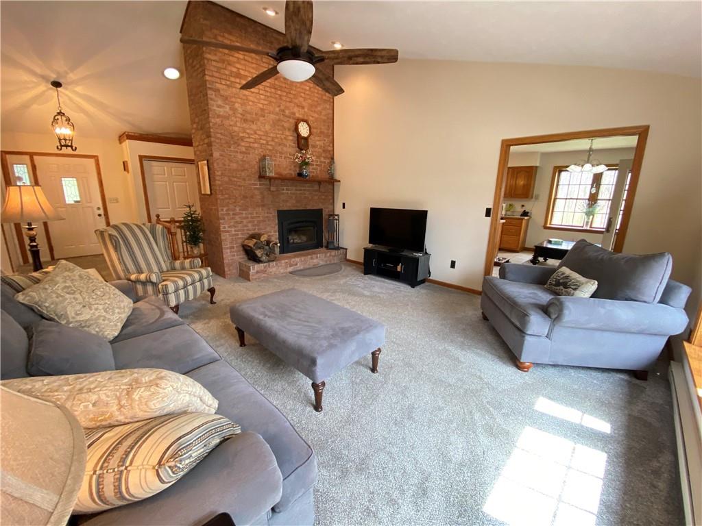 202 West Methodist Road Greenville, PA 16125 - Photo 14 of 25 a living room with furniture and a fireplace