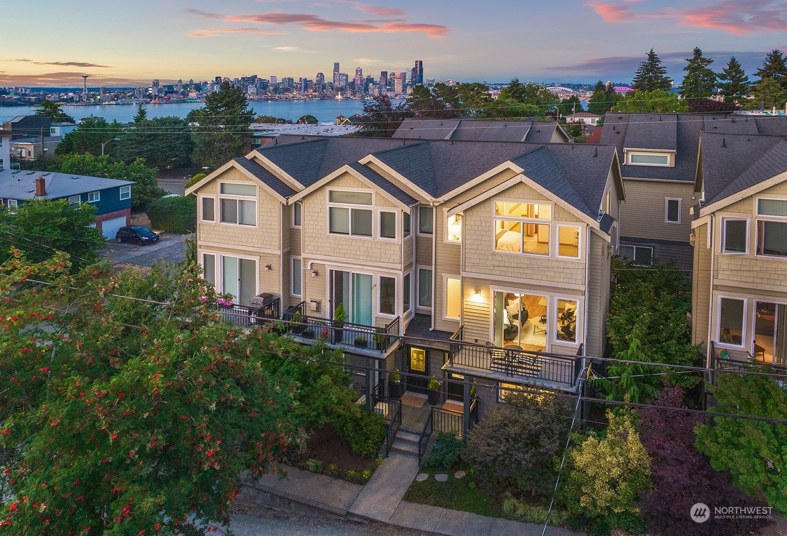 4309 Southwest Seattle Street Seattle, WA 98116 - Photo 1 of 36 an aerial view of a house with a big yard