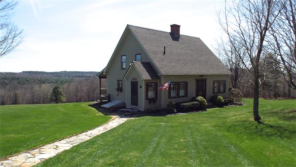 29 Potter Road Rowe, MA 01367 - Photo 25 of 30 a front view of house with yard and green space