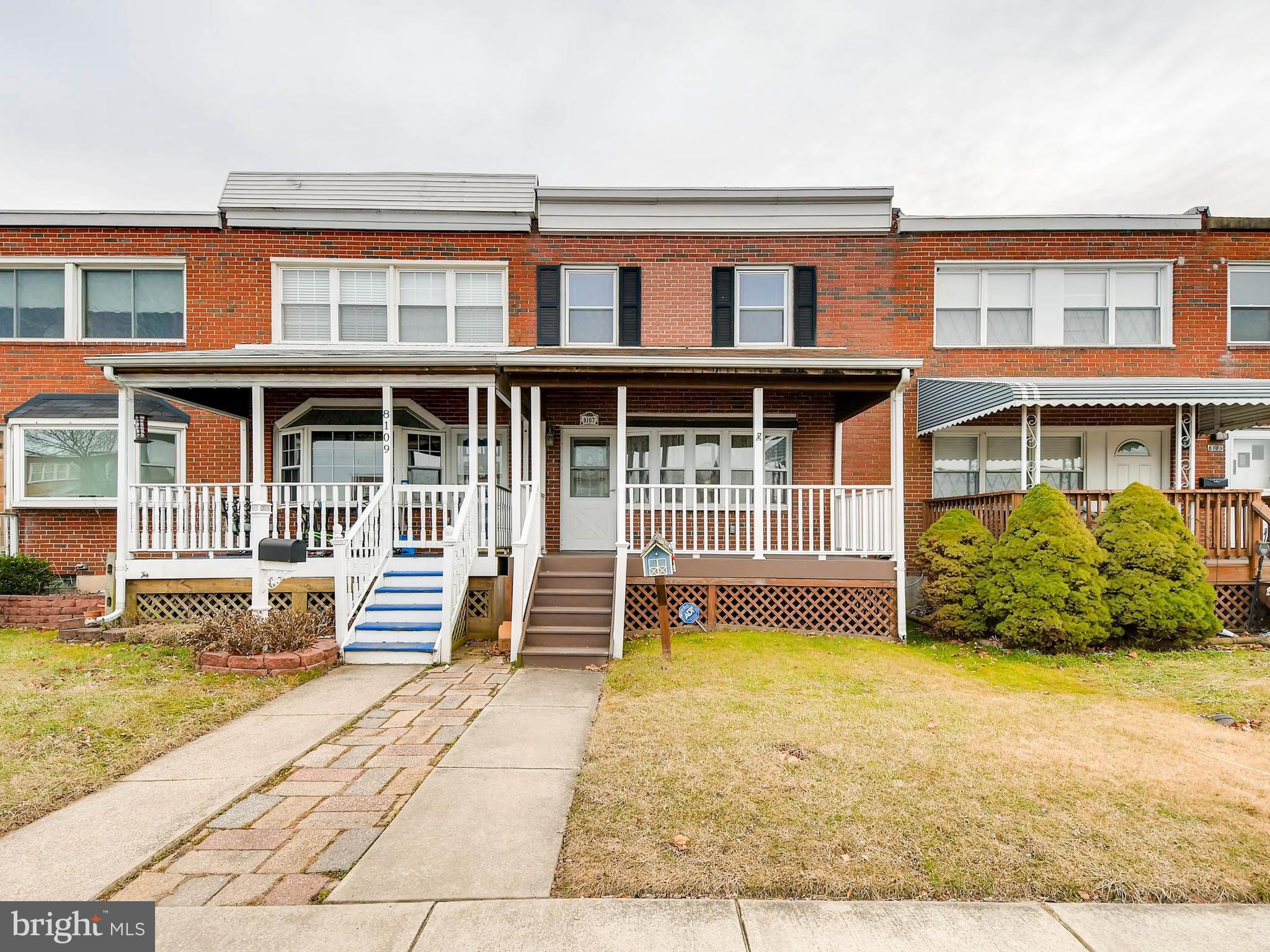 8107 Mid Haven Road Baltimore, MD 21222 - Photo 2 of 28 Covered Front Porch