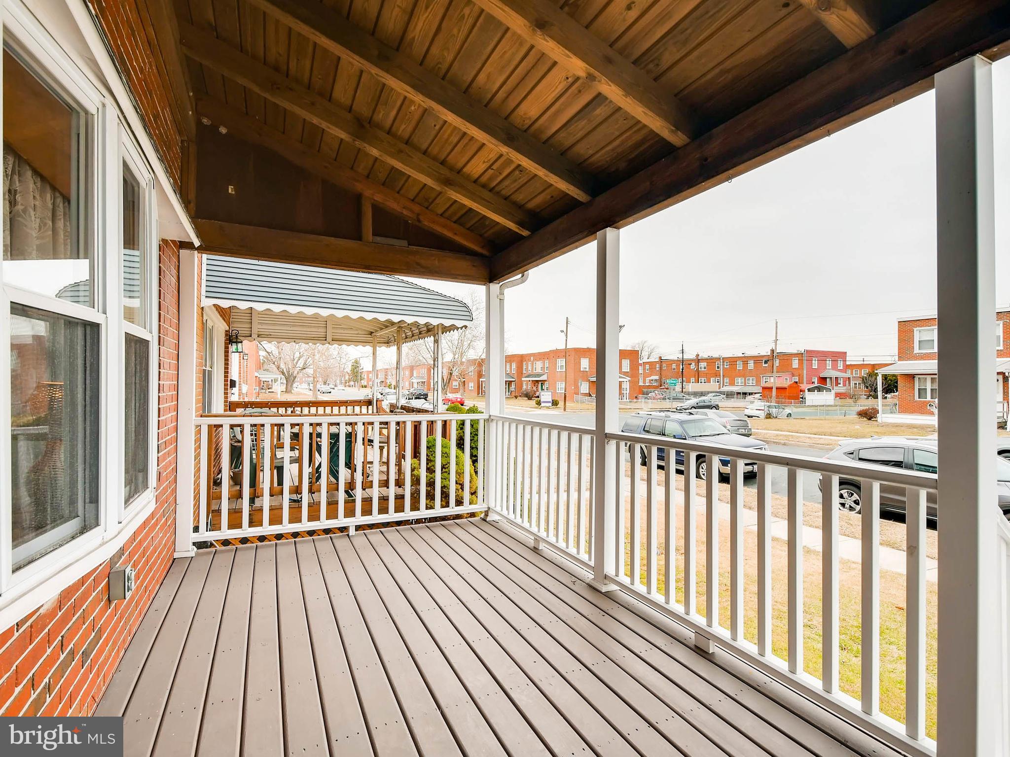 8107 Mid Haven Road Baltimore, MD 21222 - Photo 4 of 28 Beautiful deck on front porch