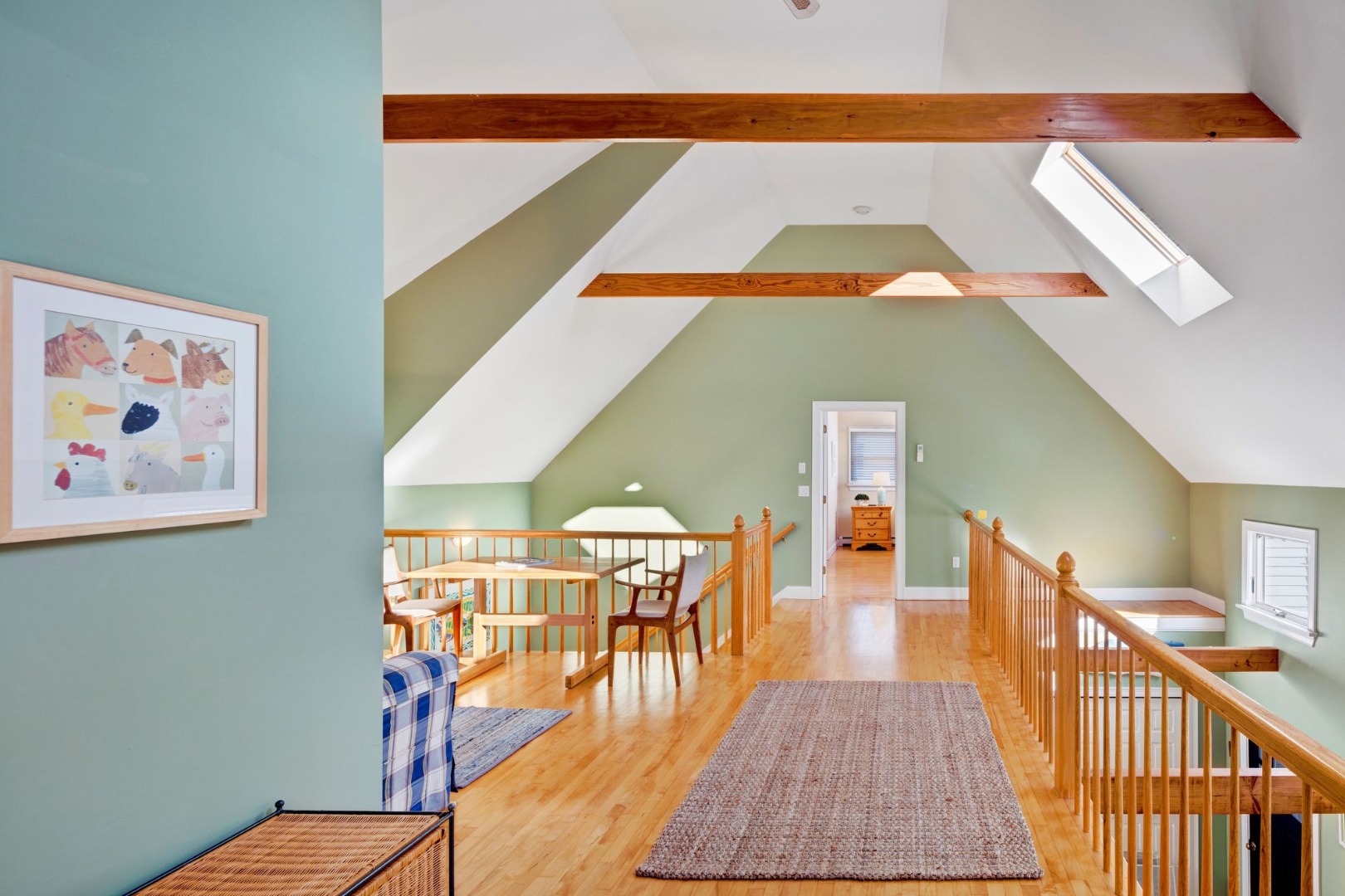 17 Thaxter Lane Edgartown, MA 02539 - Photo 9 of 23 a view of entryway and hall with wooden floor