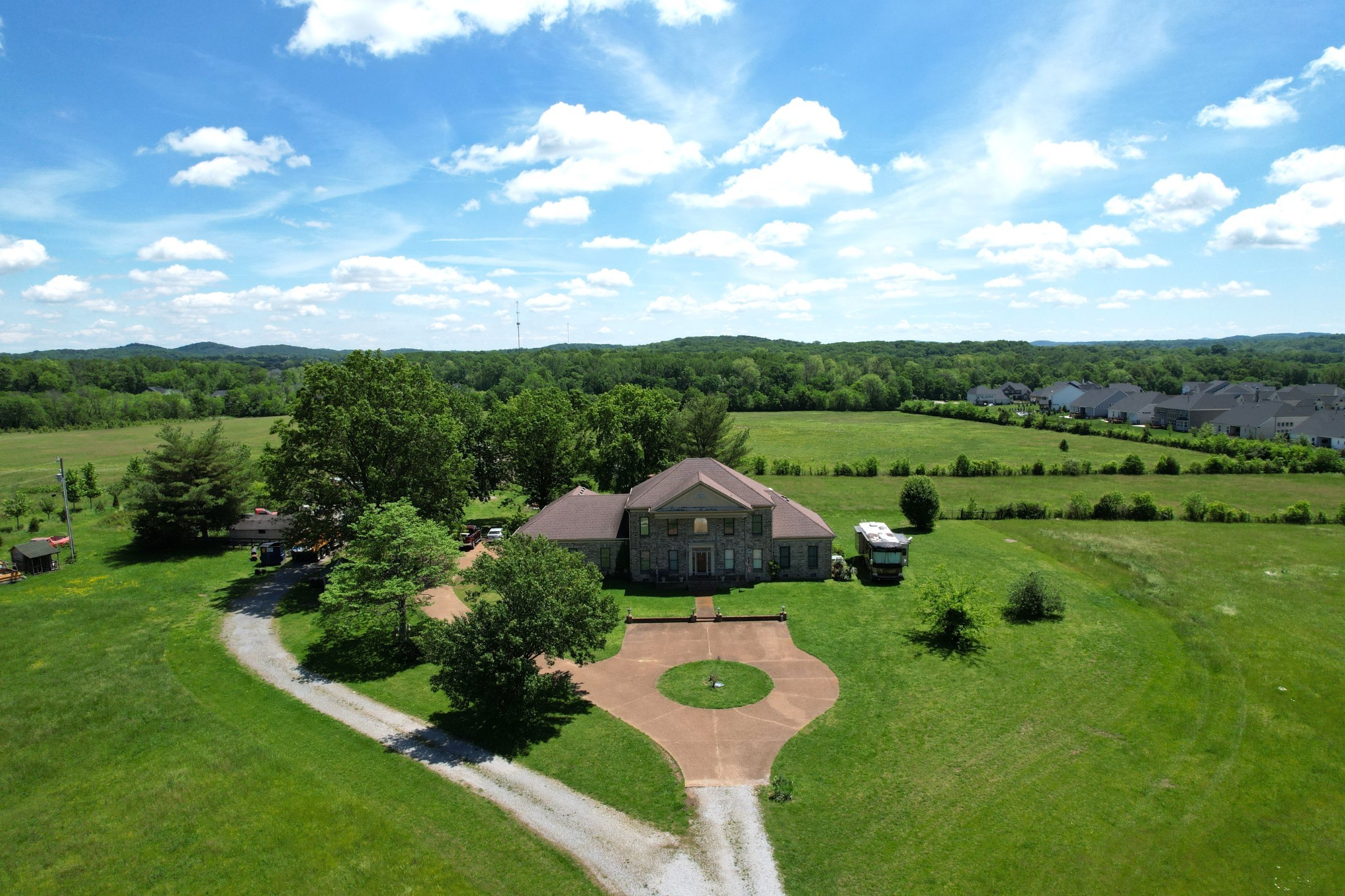 6286 Cox Road Arrington, TN 37014 - Photo 13 of 21 a view of a garden with houses