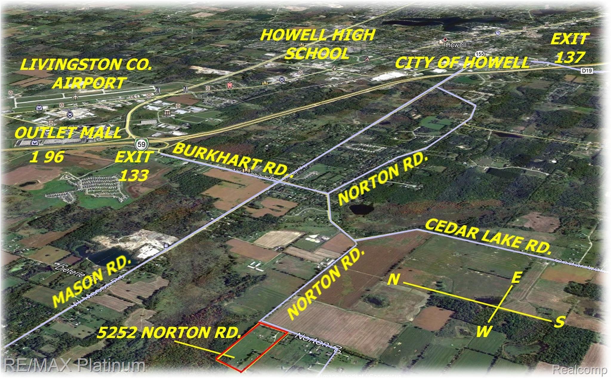 5252 Norton Road Howell, MI 48843 - Photo 4 of 35 LOCATION MAP MLS.jpg
