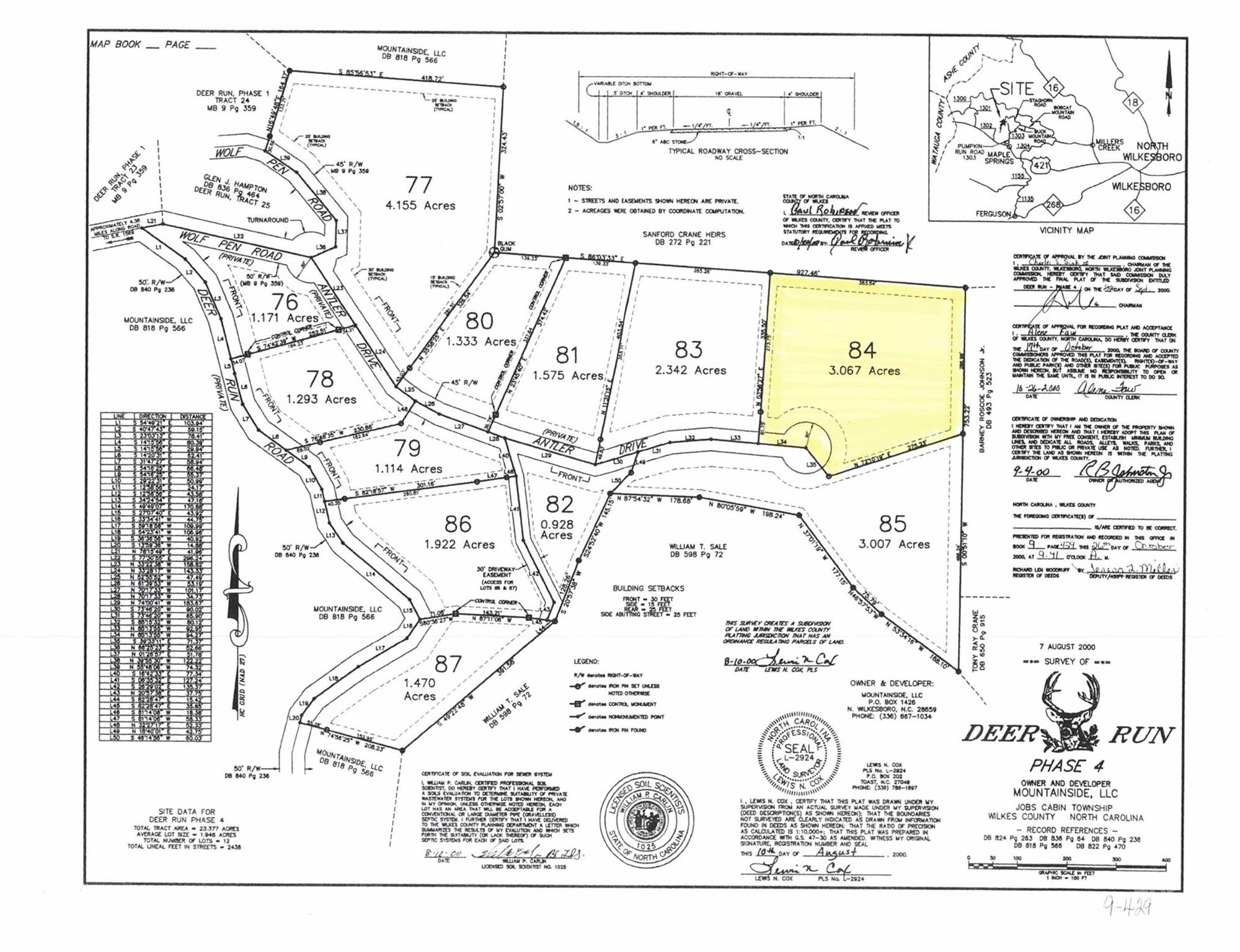 Tbd Deer Antler Road, Unit 84 Purlear, NC 28665 - Photo 2 of 36 view of a black and white photo