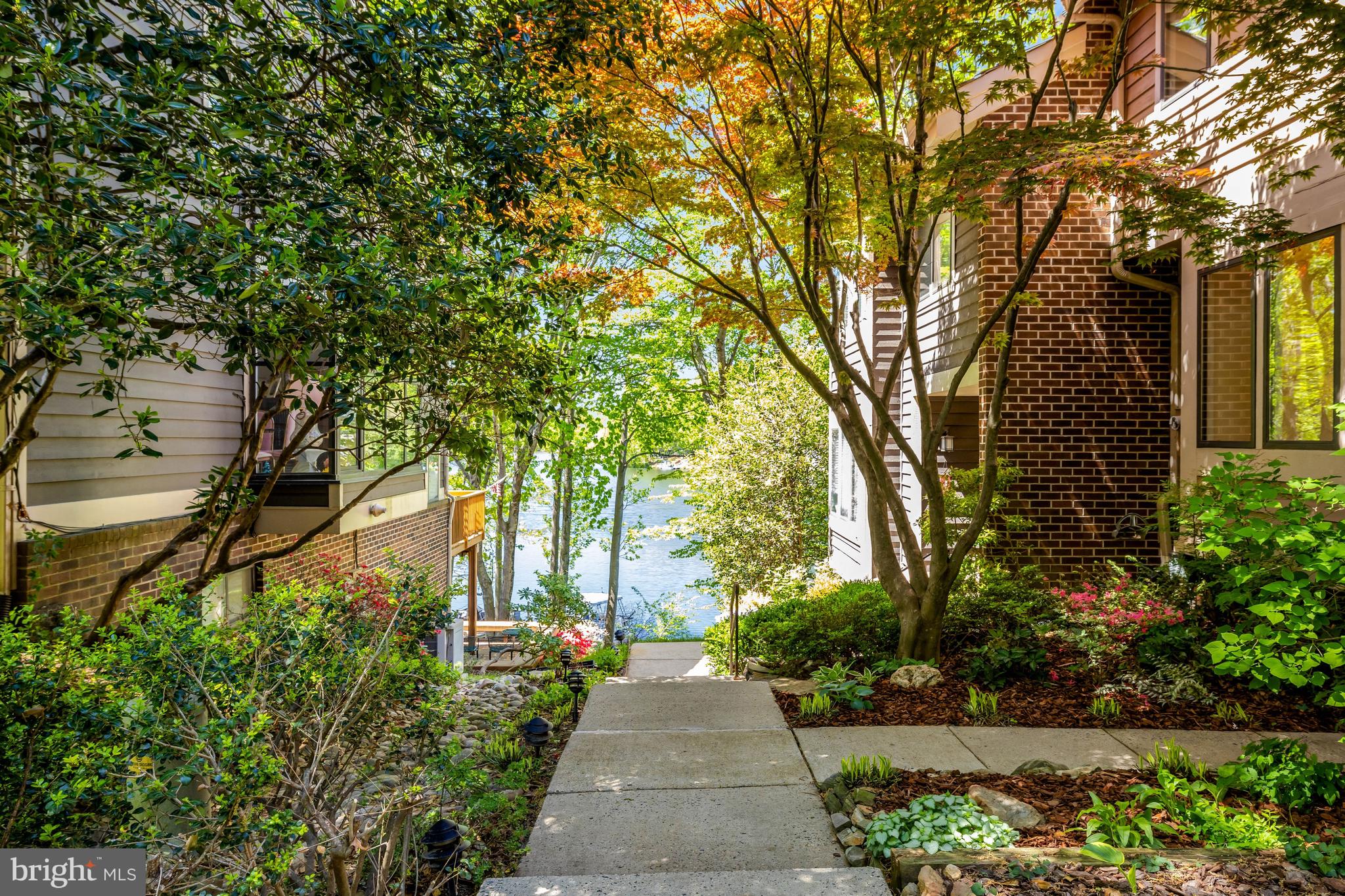 11024 Thrush Ridge Road Reston, VA 20191 - Photo 2 of 63 The walkway with lake views leads to the front.