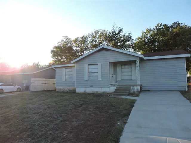 a backyard of a house