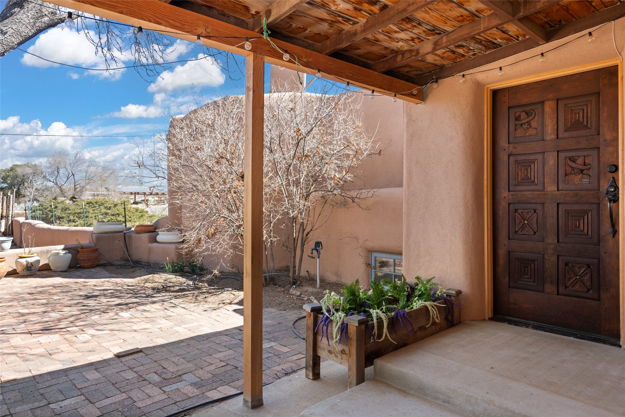 2347 Botulph Road Santa Fe, NM 87505 - Photo 16 of 43 Front with Courtyard