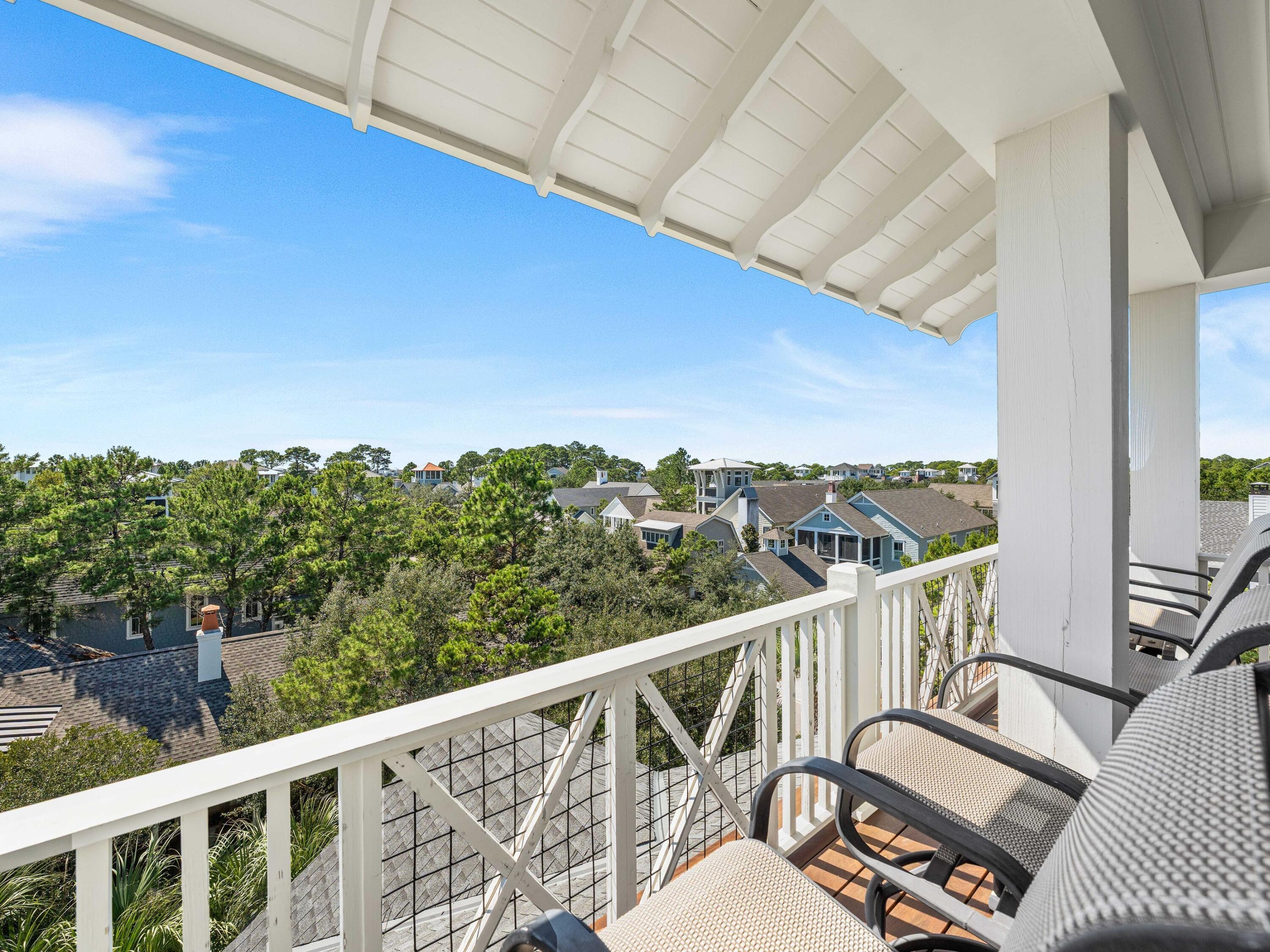 52 North Shingle Lane Watersound, FL 32461 - Photo 56 of 66 a view of a balcony with furniture