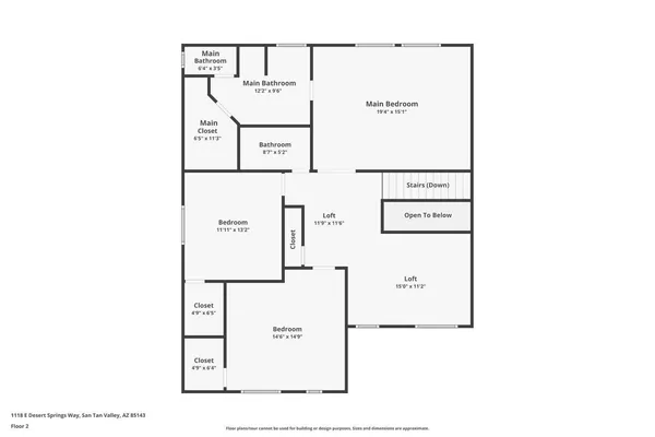 $1,835 | 1118 East Desert Springs Way, San Tan Valley, AZ 85143