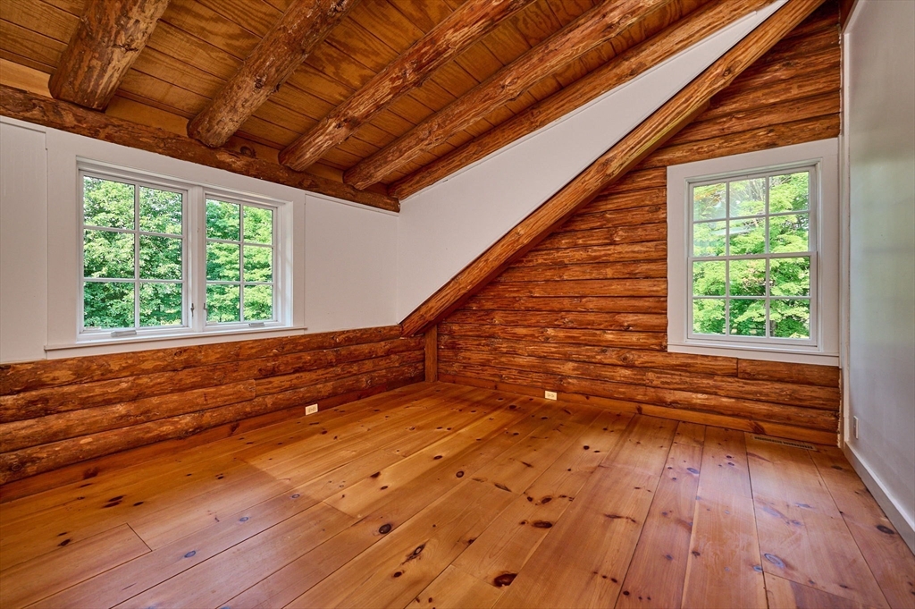 63 Montague Road Leverett, MA 01054 - Photo 25 of 42 a view of outdoor space with wooden floor and stairs