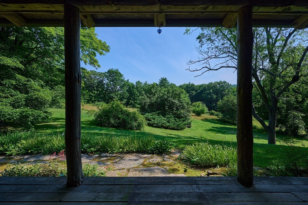 63 Montague Road Leverett, MA 01054 - Photo 3 of 42 a view of backyard from window