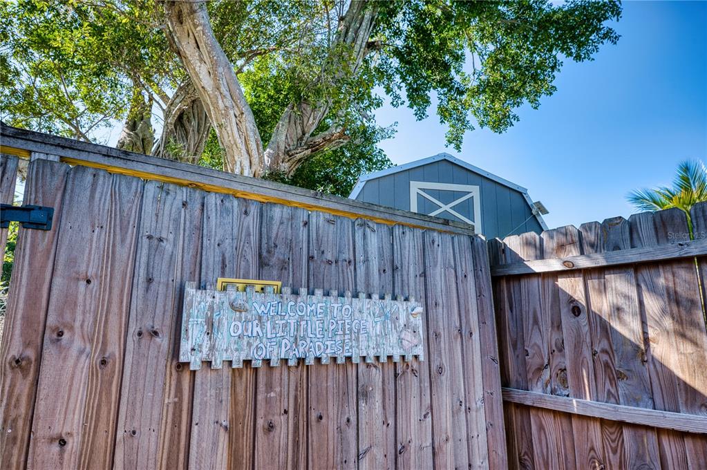 1027 Coral Ridge Drive Punta Gorda, FL 33950 - Photo 35 of 46 a view of a wooden fence