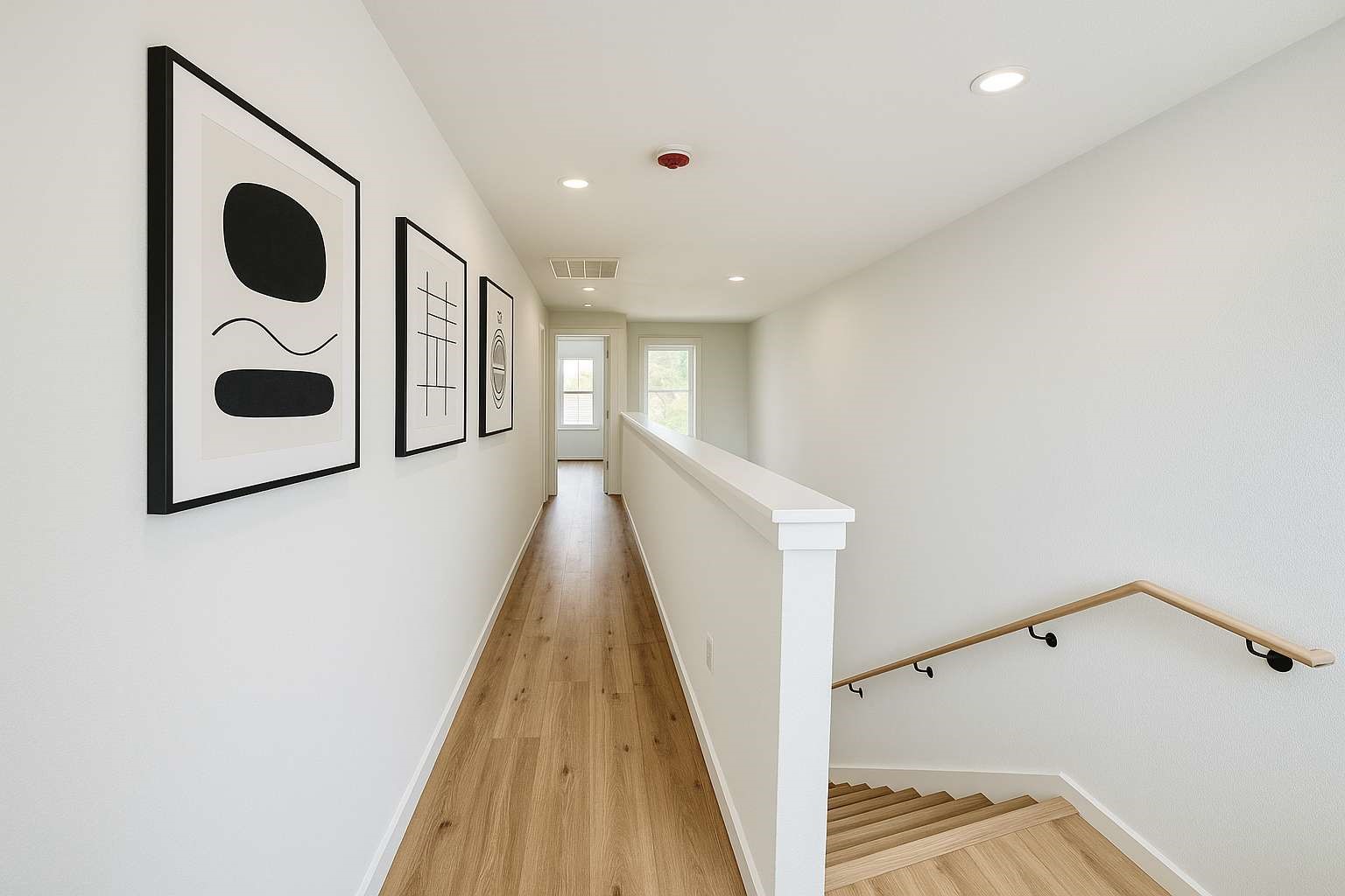 7322 Laredo Street Houston, TX 77020 - Photo 8 of 17 a view of a hallway with washer and dryer