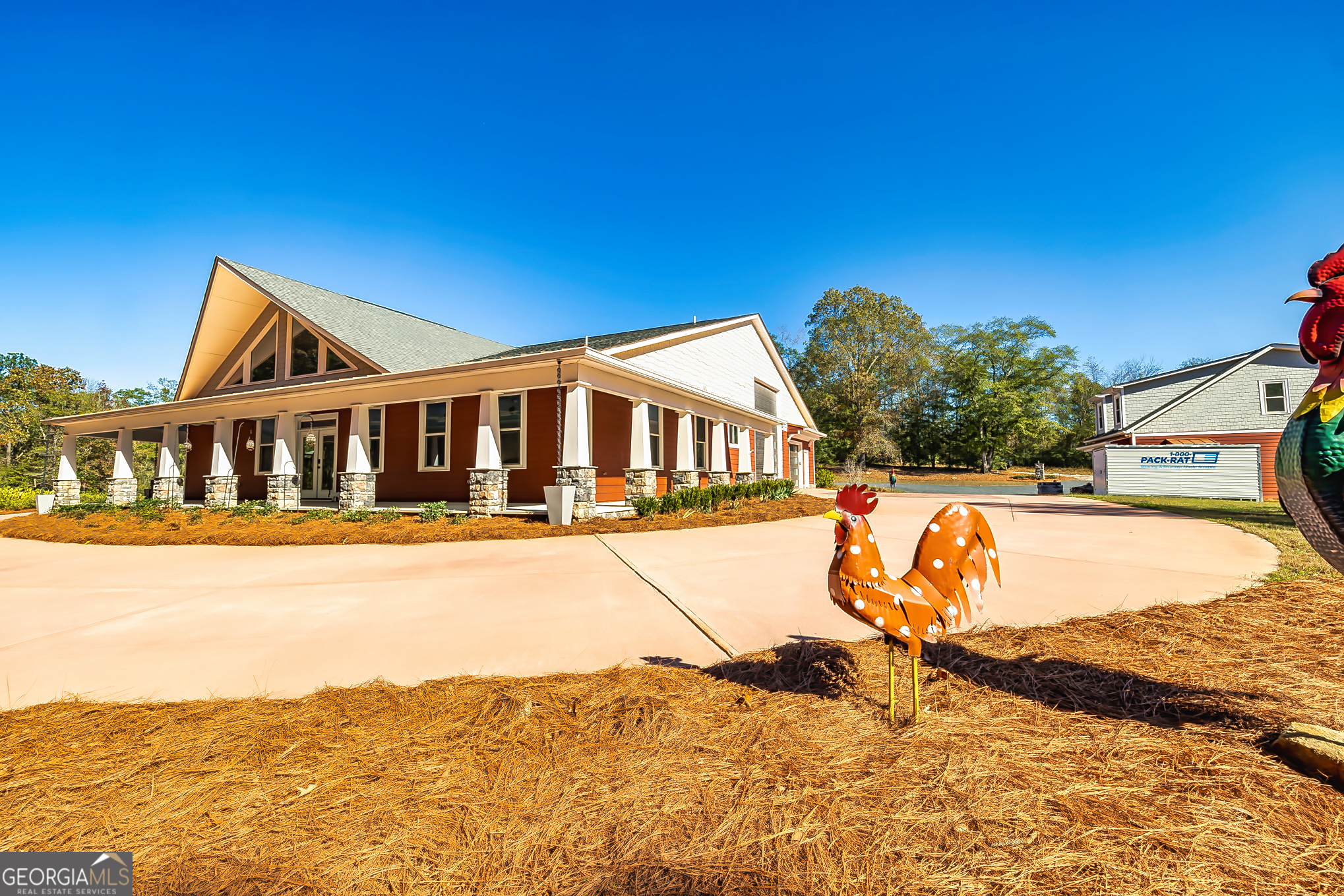 242 Kirkley Road Tyrone, GA 30290 - Photo 23 of 50 a view of a house with pool and ocean view