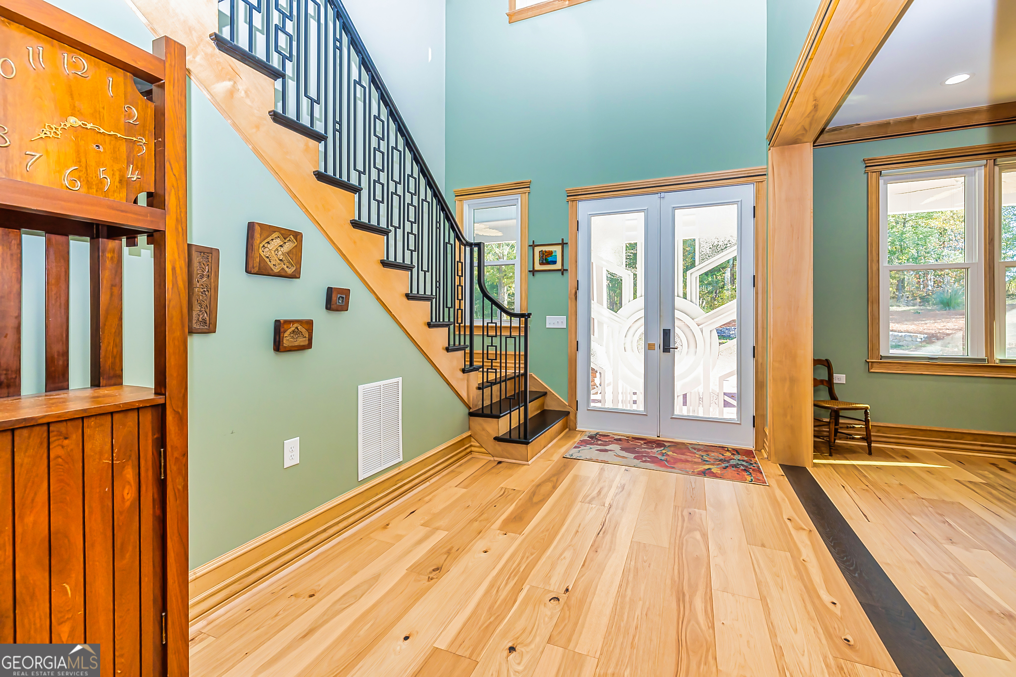 242 Kirkley Road Tyrone, GA 30290 - Photo 26 of 50 a view of an entryway with wooden floor and door