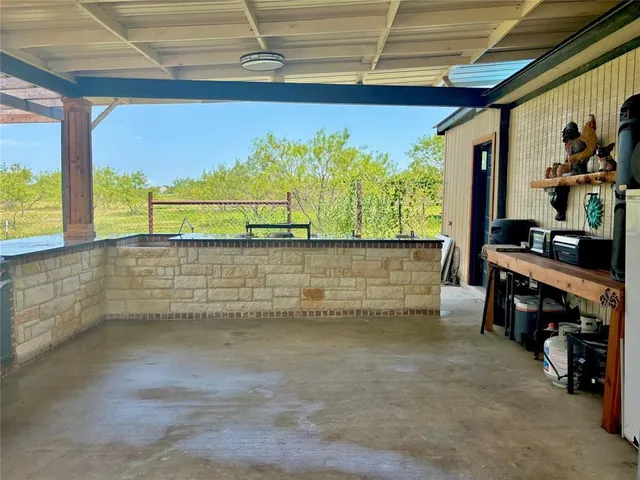 a view of a indoor basketball court