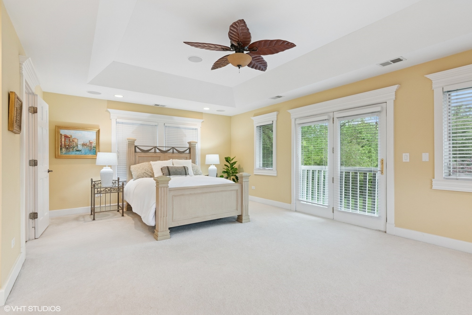 6730 South Madison Street Willowbrook, IL 60527 - Photo 34 of 52 a bed room with bed and a ceiling fan