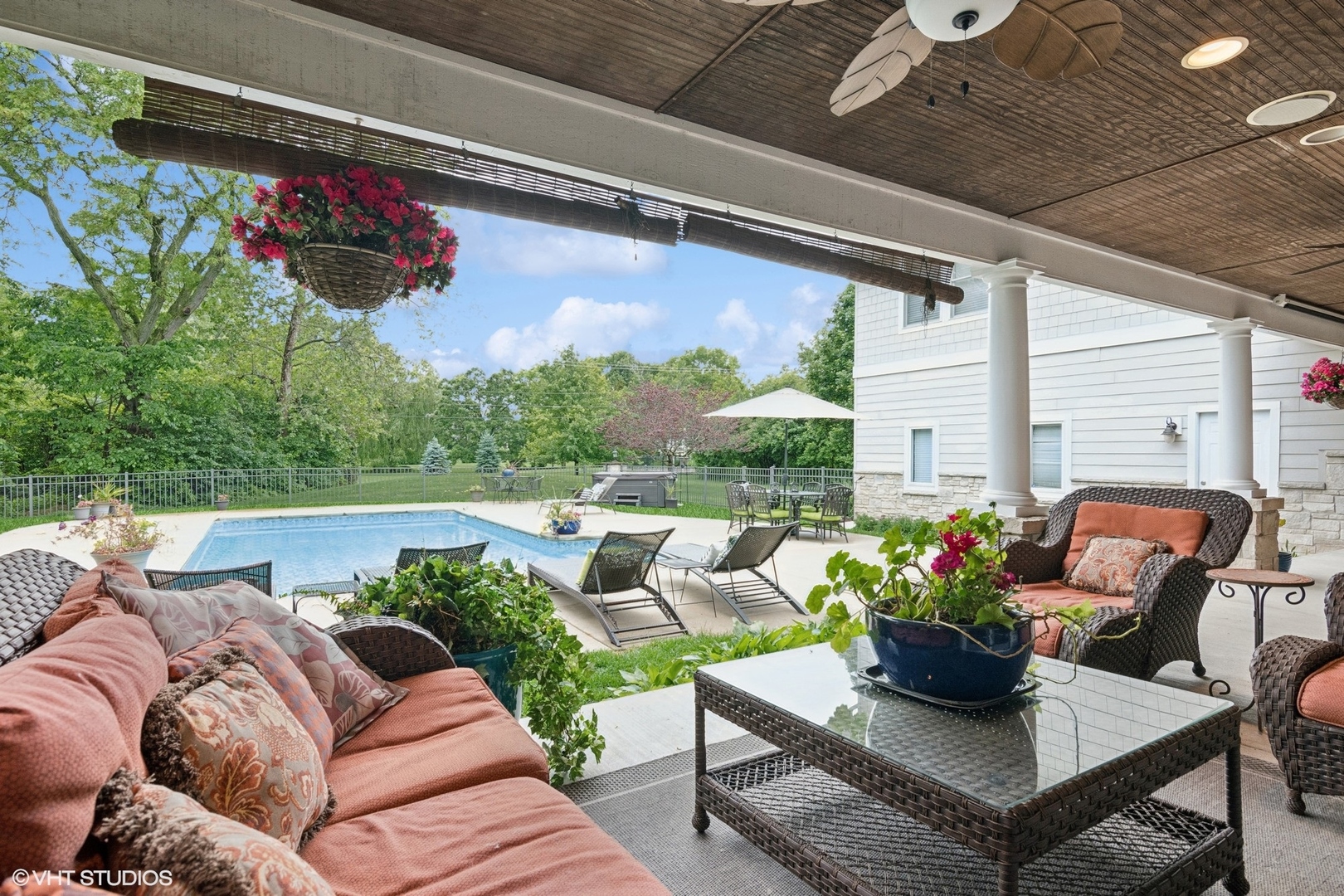 6730 South Madison Street Willowbrook, IL 60527 - Photo 44 of 52 a outdoor living space with furniture and a potted plant