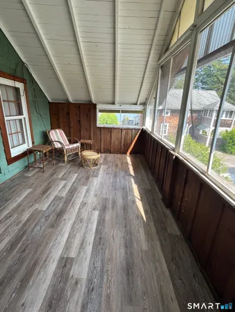 a view of outdoor space with seating space