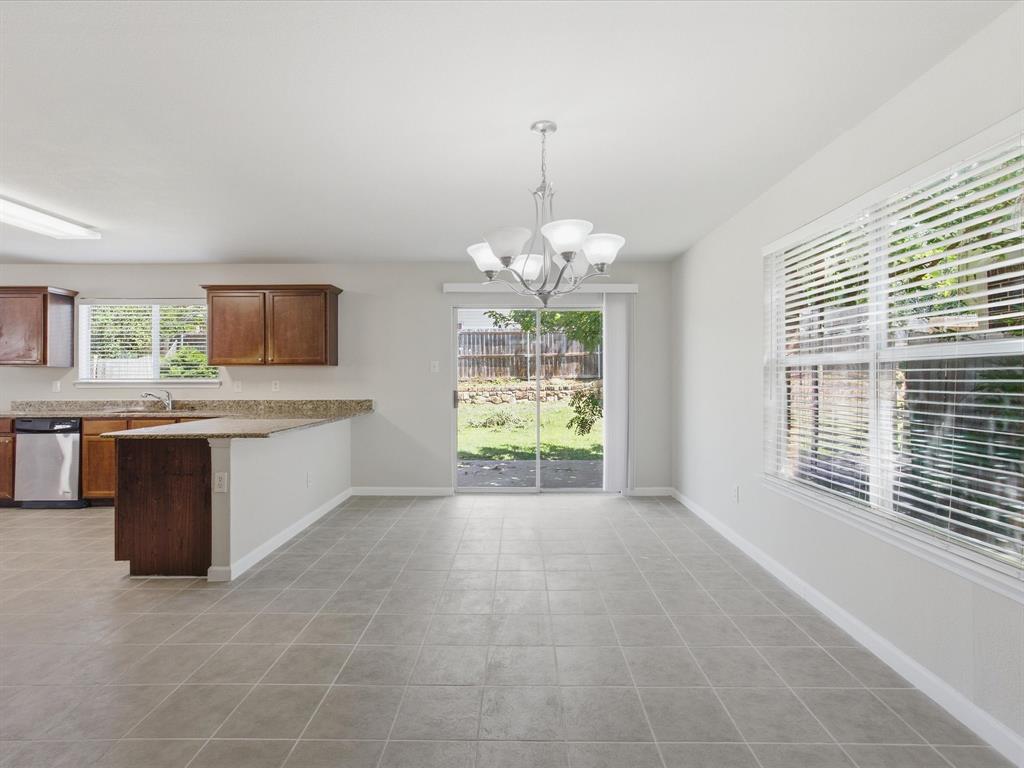 2021 Laughlin Road Fort Worth, TX 76177 - Photo 14 of 40 a view of a kitchen with granite countertop window and a sink
