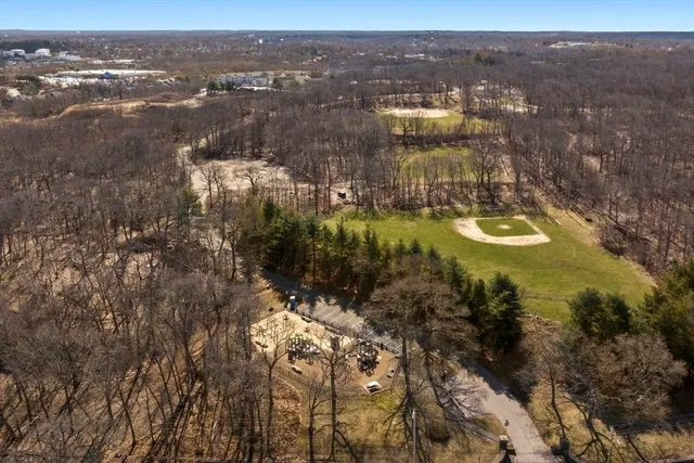a view of a lake with mountains in the background