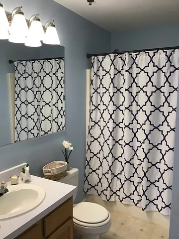 a bathroom with a sink and a toilet