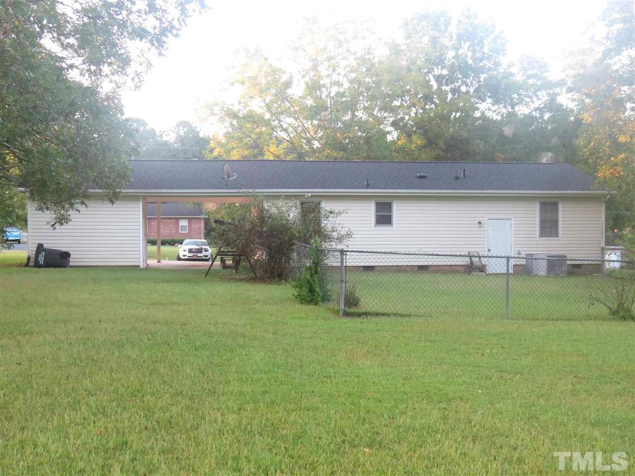1026 Brick Mill Road Coats, NC 27521 - Photo 14 of 16 Back yard is partially fenced In.