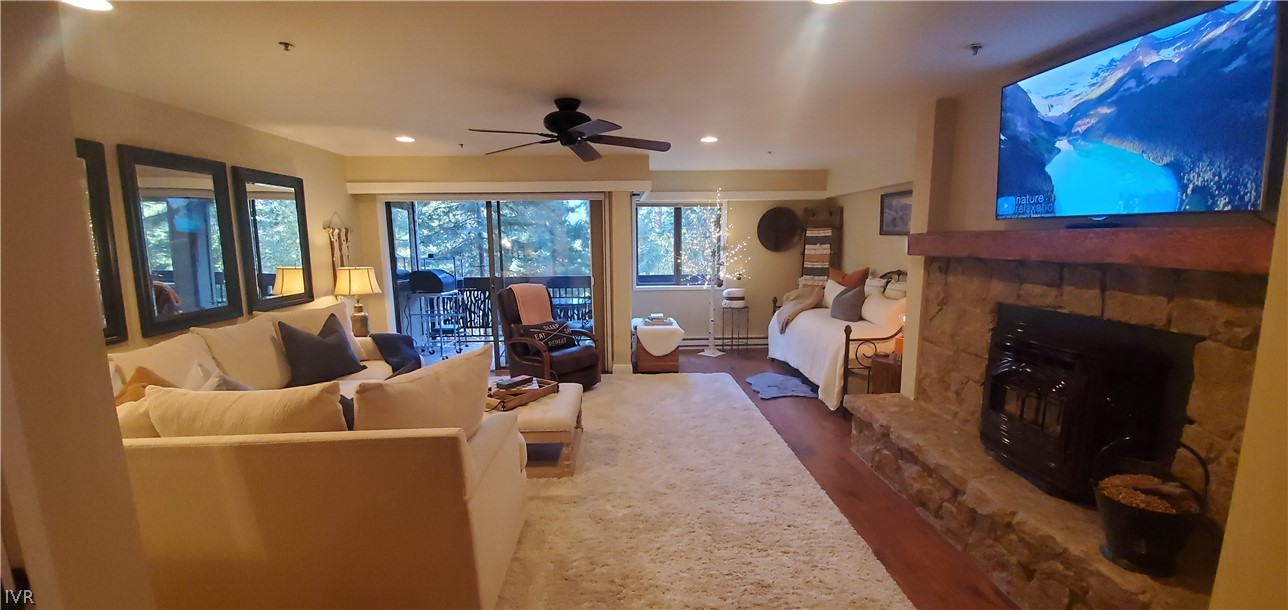333 Ski Way, Unit 275 Incline Village, NV 89451 - Photo 5 of 18 a living room with furniture and a fireplace