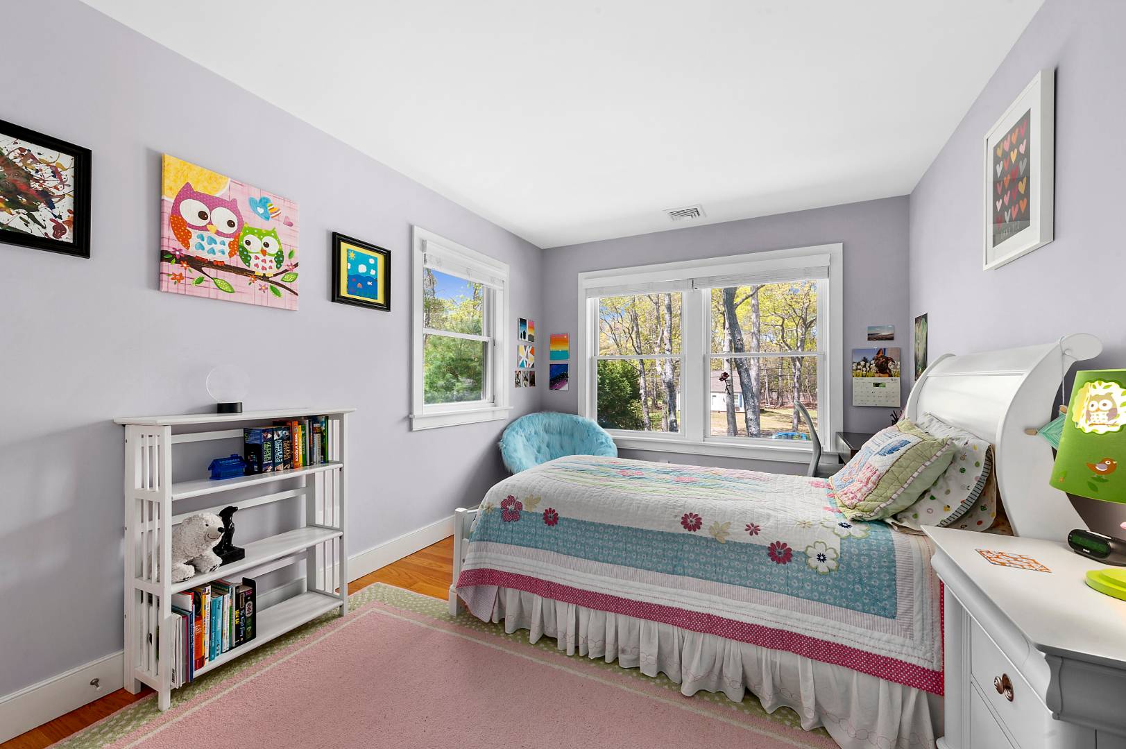 231 Norfolk Drive East Hampton, NY 11937 - Photo 14 of 17 a bedroom with furniture and a large window