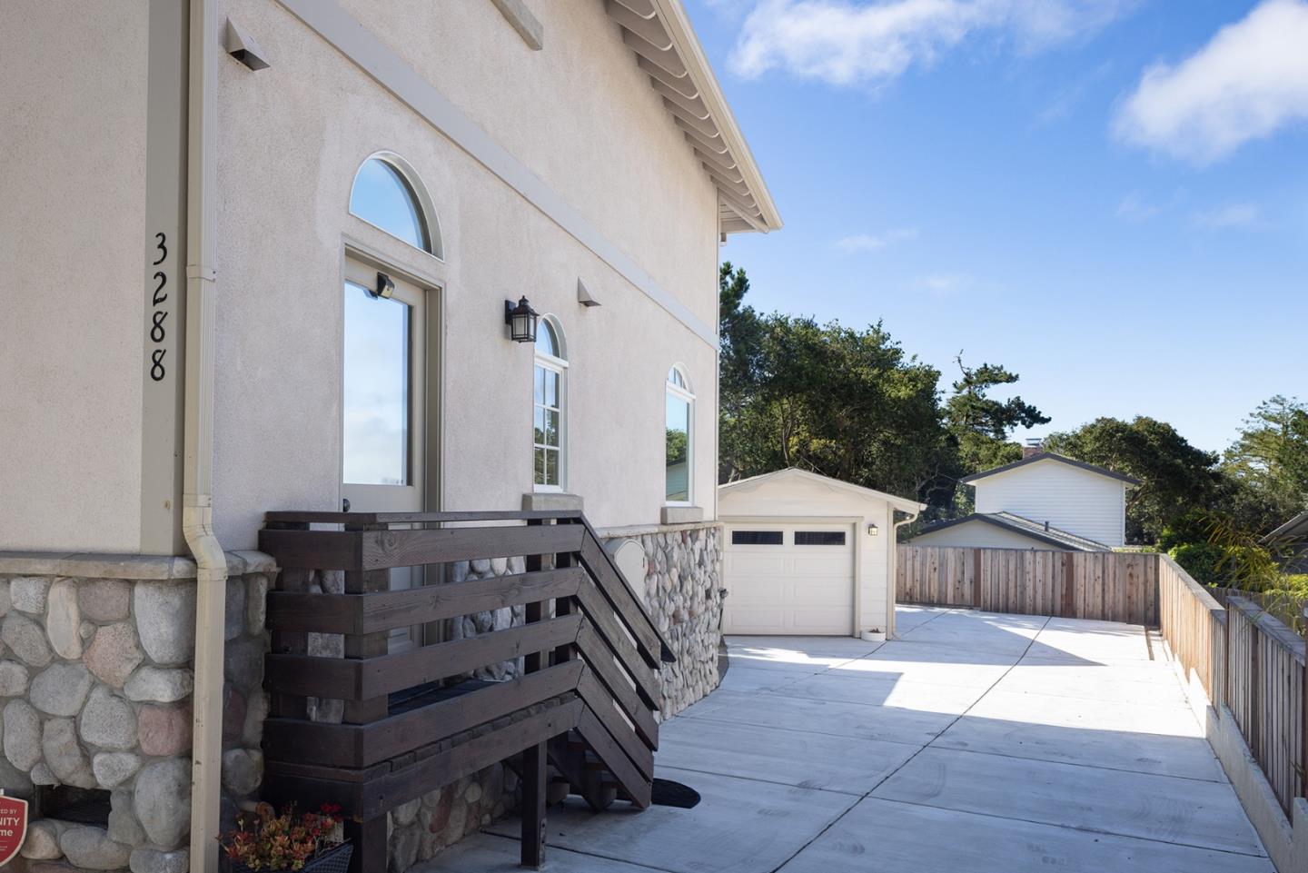 3288 Serra Avenue Carmel, CA 93923 - Photo 28 of 29 a balcony view with furniture and wooden floor