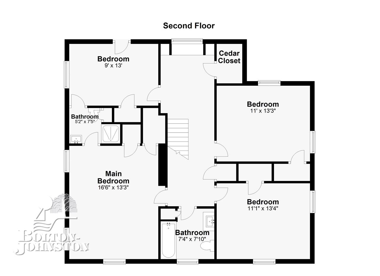 1265 Audubon Road Grosse Pointe, MI 48230 - Photo 43 of 44 Floor Plan - Upper Level